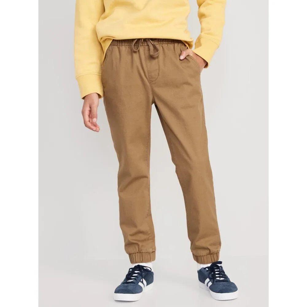 Old Navy Youth Boys Size XL 14/16 Built-In Flex‎ Twill Jogger Pants in Tan $30